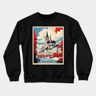 Picardy France Vintage Poster Tourism Crewneck Sweatshirt